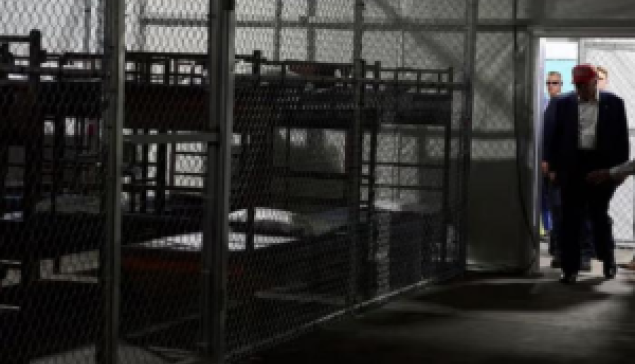 川普的鱷魚潭非法移民拘留中心