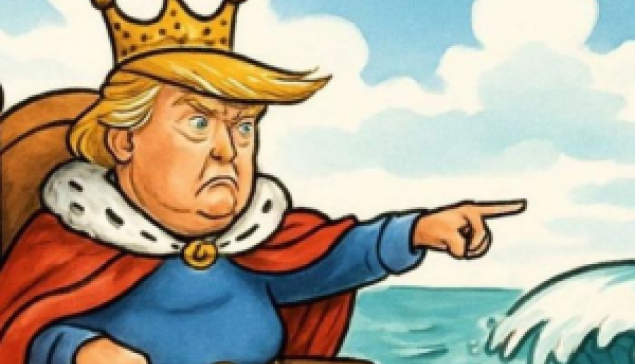 川普：能控制潮汐漲退的克努特大王